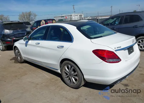 2017 Mercedes-Benz C 300 4Matic from USA, damaged, VIN 55SWF4KB0HU211077